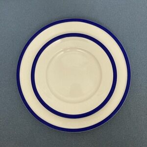 Guy Fieri Blue & White Bistro - 7.75" Salad Plate & 10.5" Dinner Plate